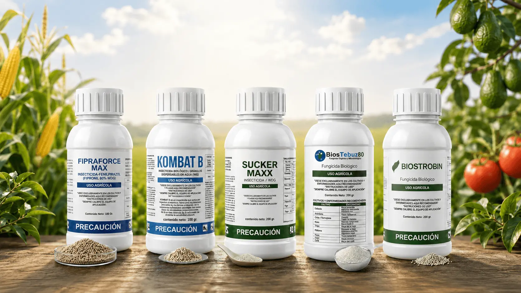 Línea de productos agroquímicos Nexagro